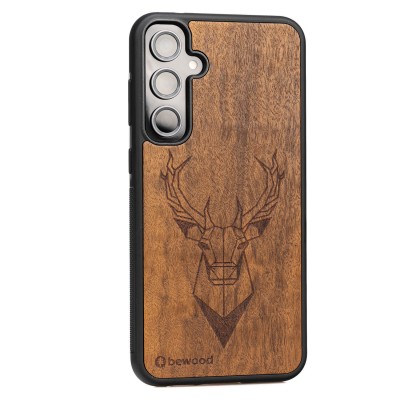 Obrazek 2 dla: Drewniane Etui Bewood na Samsung Galaxy S23 FE JELEŃ IMBUIA