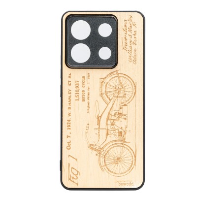 Obrazek dla: Drewniane Etui Bewood do Xiaomi Redmi Note 13 5G HARLEY PATENT ANIEGRE