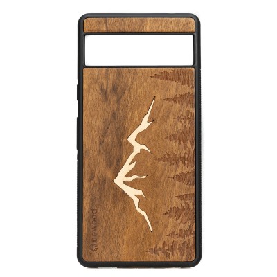 Obrazek dla: Drewniane Etui Bewood do Google Pixel 7A GÓRY IMBUIA