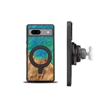 Picture 2 for: Bewood Resin Case  Google Pixel 7A  Neons  Tokyo