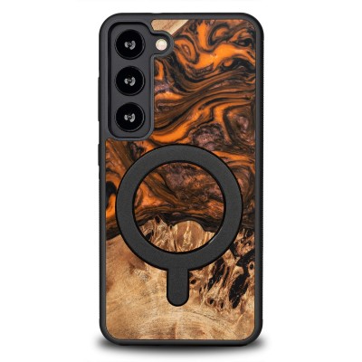 Picture for: Bewood Resin Case  Samsung Galaxy S23  Orange  MagSafe