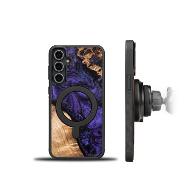 Picture 2 for: Bewood Resin Case Samsung Galaxy S23 FE Violet MagSafe
