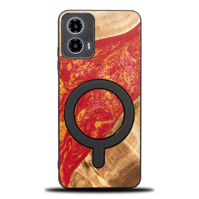 Picture for: Bewood Resin Case for Motorola G34 5G  Neons  Paris with MagSafe