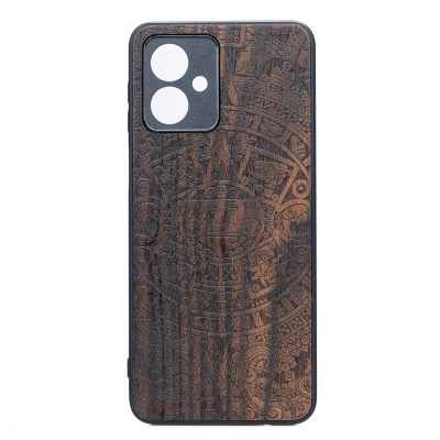 Obrazek dla: Drewniane Etui Bewood do Motorola G54 5G KALENDARZ AZTECKI ZIRICOTE