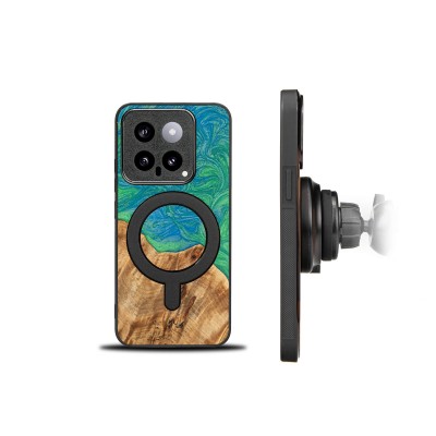 Picture 2 for: Bewood Resin Case  Xiaomi 14  Neons  Tokyo  MagSafe