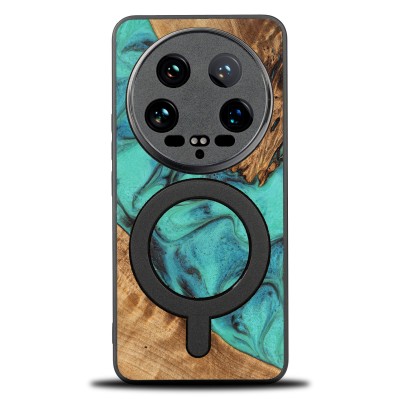 Obrazek dla: Etui Bewood Unique na Xiaomi 14 Ultra  Turquoise z MagSafe