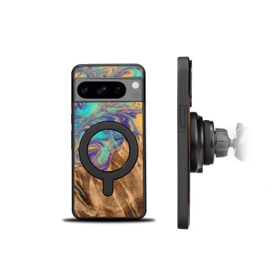 Obrazek 2 dla: Etui Bewood Unique na Google Pixel 8 Pro  Planets  Merkury z MagSafe