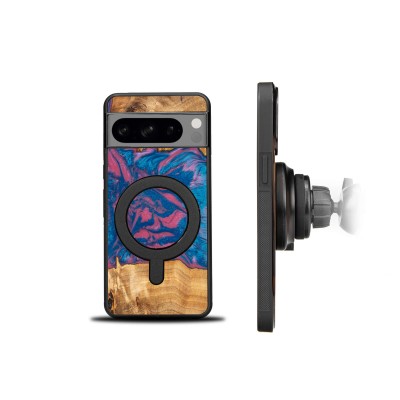 Picture 2 for: Bewood Resin Case  Google Pixel 8 Pro  Neons  Vegas  MagSafe