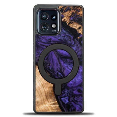 Obrazek dla: Etui Bewood Unique na Motorola Edge 40 Pro Violet z MagSafe