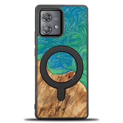 Picture for: Bewood Resin Case  Motorola Edge 40 Neo  Neons  Tokyo  MagSafe