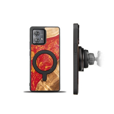 Picture 2 for: Bewood Resin Case  Motorola Edge 40 Neo  Neons  Paris  MagSafe