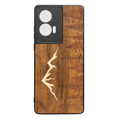 Obrazek dla: Drewniane Etui Bewood do Motorola Edge 50 Fusion GÓRY IMBUIA