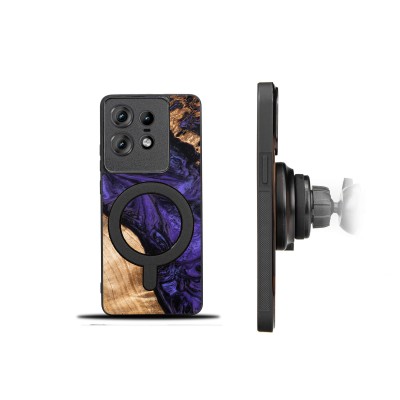 Obrazek 2 dla: Etui Bewood Unique do Motorola Edge 50 Pro  Violet z MagSafe