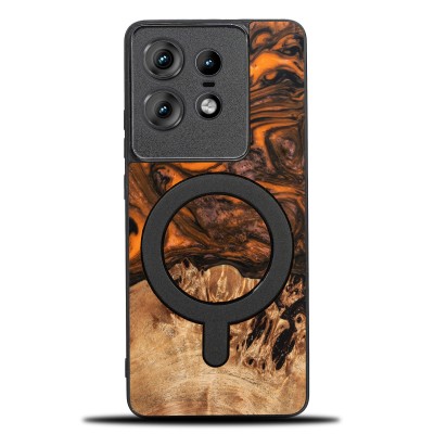 Picture for: Bewood Resin Case for Motorola Edge 50 Pro  Orange with MagSafe