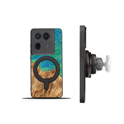 Picture 2 for: Bewood Resin Case for Motorola Edge 50 Ultra  Neons  Tokyo with MagSafe