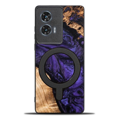 Obrazek dla: Etui Bewood Unique do Motorola Edge 50 Fusion  Violet z MagSafe