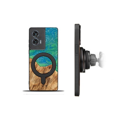 Picture 2 for: Bewood Resin Case for Motorola Edge 50 Fusion  Neons  Tokyo with MagSafe