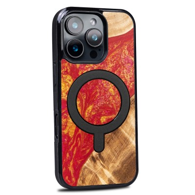 Obrazek 2 dla: Etui Bewood Unique do iPhone 16 Pro  Neons  Paris z MagSafe