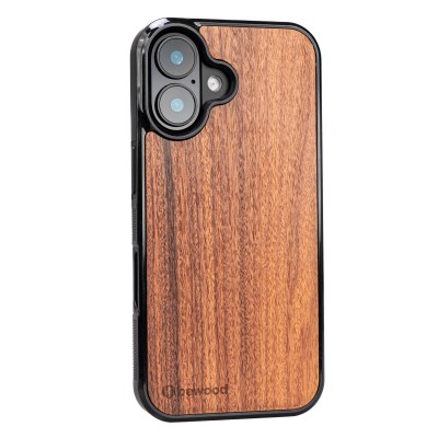 Obrazek 2 dla: Drewniane Etui Bewood do iPhone 16 PALISANDER SANTOS