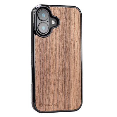 Obrazek 2 dla: Drewniane Etui Bewood do iPhone 16 ORZECH AMERYKAŃSKI