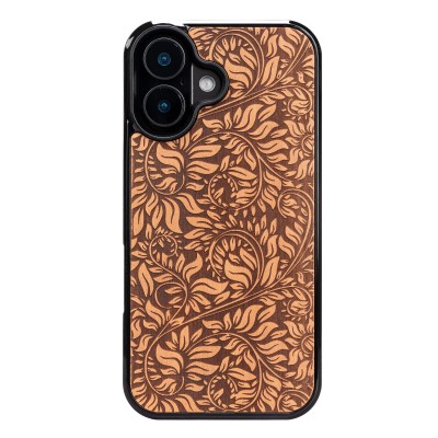 Obrazek dla: Drewniane Etui Bewood do iPhone 16 LIŚCIE JABŁOŃ