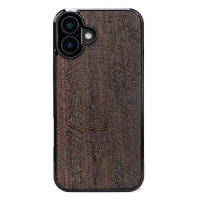 Picture for: Apple iPhone 16 Plus Aztec Calendar Ziricote Bewood Wood Case