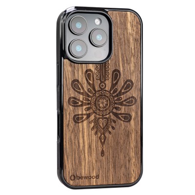 Obrazek 2 dla: Drewniane Etui Bewood do iPhone 16 Pro PARZENICA LIMBA
