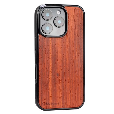 Obrazek 2 dla: Drewniane Etui Bewood do iPhone 16 Pro PADOUK