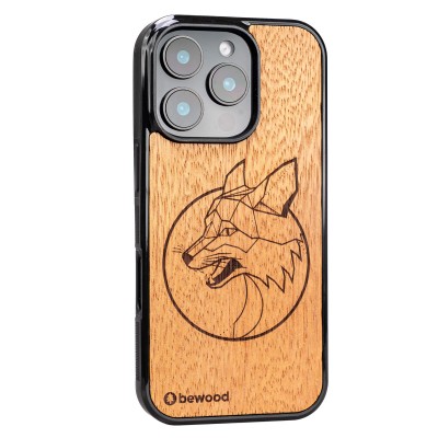 Obrazek 2 dla: Drewniane Etui Bewood do iPhone 16 Pro LIS MERBAU