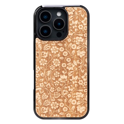 Obrazek dla: Drewniane Etui Bewood do iPhone 16 Pro KWIATY POLNE ANIEGRE