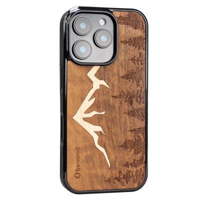 Obrazek 2 dla: Drewniane Etui Bewood do iPhone 16 Pro GÓRY IMBUIA
