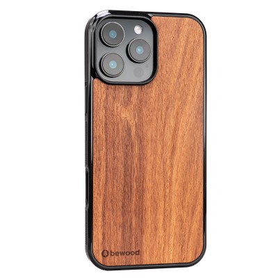 Obrazek 2 dla: Drewniane Etui Bewood do iPhone 16 Pro Max PALISANDER SANTOS