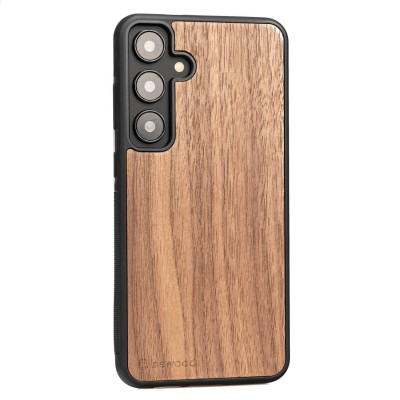 Obrazek 2 dla: Drewniane Etui Bewood do Samsung Galaxy S24 FE 5G ORZECH AMERYKAŃSKI