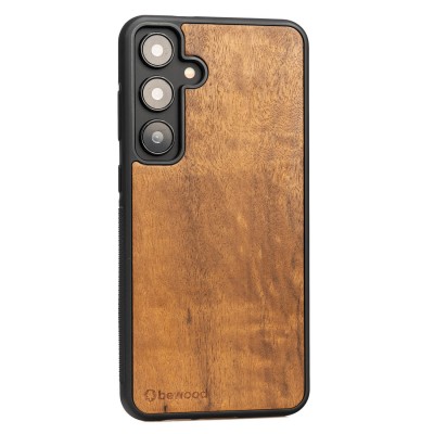 Obrazek 2 dla: Drewniane Etui Bewood do Samsung Galaxy S24 FE 5G IMBUIA