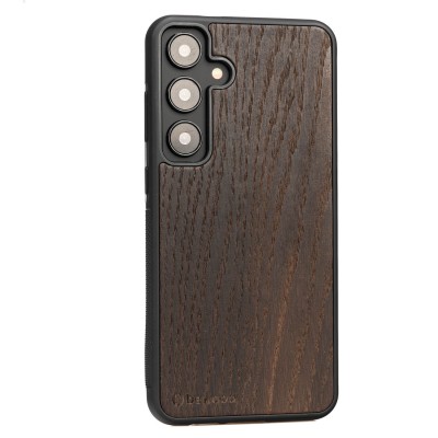 Obrazek 2 dla: Drewniane Etui Bewood do Samsung Galaxy S24 FE 5G DĄB WĘDZONY