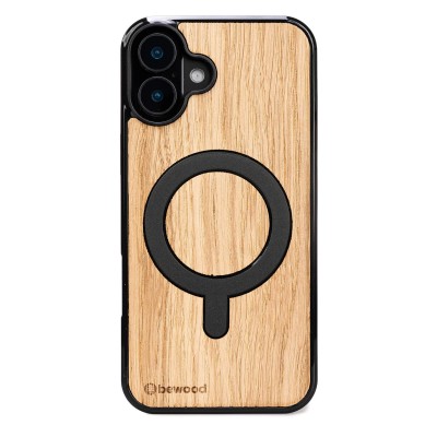 Obrazek dla: Drewniane Etui Bewood do iPhone 16 Plus DĄB z MagSafe