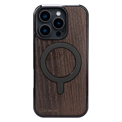 Obrazek dla: Drewniane Etui Bewood do iPhone 16 Pro DĄB WĘDZONY z MagSafe