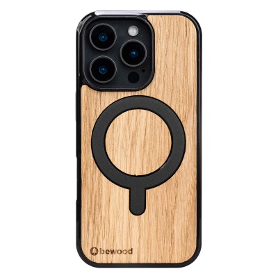 Obrazek dla: Drewniane Etui Bewood do iPhone 16 Pro DĄB z MagSafe