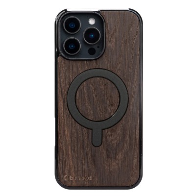 Obrazek dla: Drewniane Etui Bewood do iPhone 16 Pro Max DĄB WĘDZONY z MagSafe