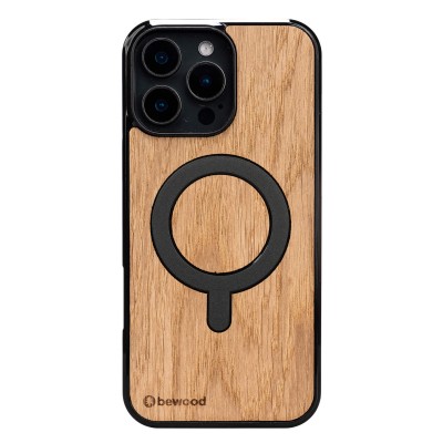 Obrazek dla: Drewniane Etui Bewood do iPhone 16 Pro Max DĄB z MagSafe