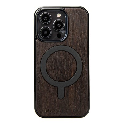 Obrazek dla: Drewniane Etui Bewood do iPhone 15 Pro DĄB WĘDZONY z MagSafe