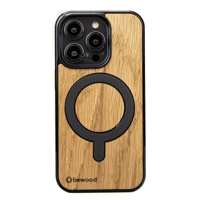 Obrazek dla: Drewniane Etui Bewood do iPhone 15 Pro DĄB z MagSafe