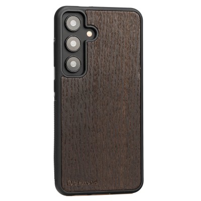 Obrazek 2 dla: Drewniane Etui Bewood do Samsung Galaxy S25 DĄB WĘDZONY