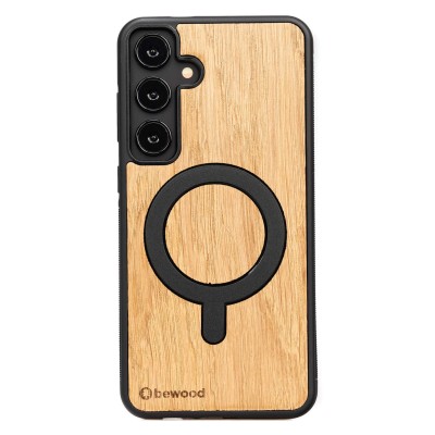 Obrazek dla: Drewniane Etui Bewood do Samsung Galaxy S25 Plus DĄB z MagSafe