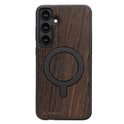 Obrazek dla: Drewniane Etui Bewood do Samsung Galaxy S25 Plus DĄB WĘDZONY z MagSafe