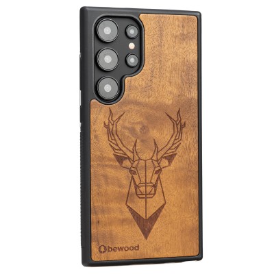 Obrazek 2 dla: Drewniane Etui Bewood do Samsung Galaxy S25 Ultra JELEŃ IMBUIA