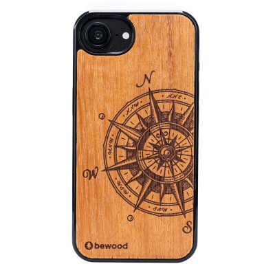 Obrazek dla: Drewniane Etui Bewood do iPhone 17e / 16e TRAVELER MERBAU