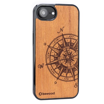 Obrazek 2 dla: Drewniane Etui Bewood do iPhone 17e / 16e TRAVELER MERBAU