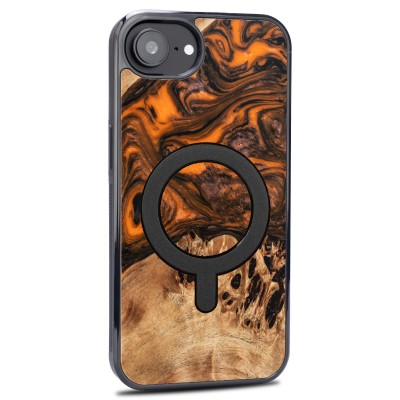 Obrazek 2 dla: Etui Bewood Unique do iPhone 17e / 16e  Orange z MagSafe