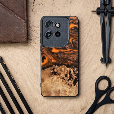 Picture 2 for: Bewood Resin Case for Motorola Edge 50 Neo  Orange